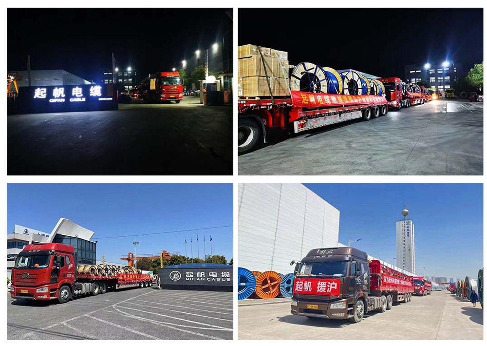 起帆電纜馳援崇明島方艙醫(yī)院抗疫物資 起帆電纜馳援崇明島方艙醫(yī)院抗疫物資