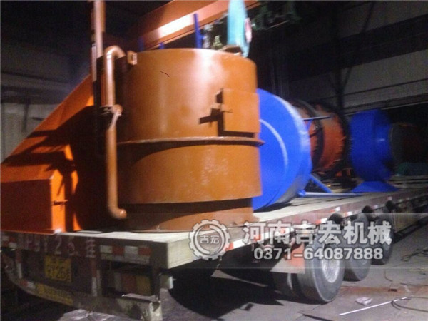 廣東牛糞烘干機發(fā)貨現場